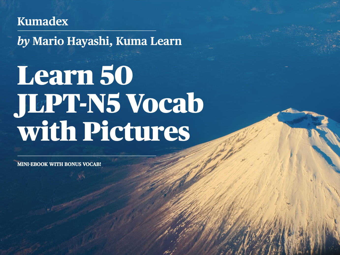 Learn 50 JLPT-N5 Vocab with Pictures